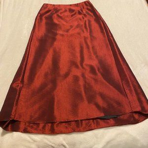 Long Formal Burgandy Skirt